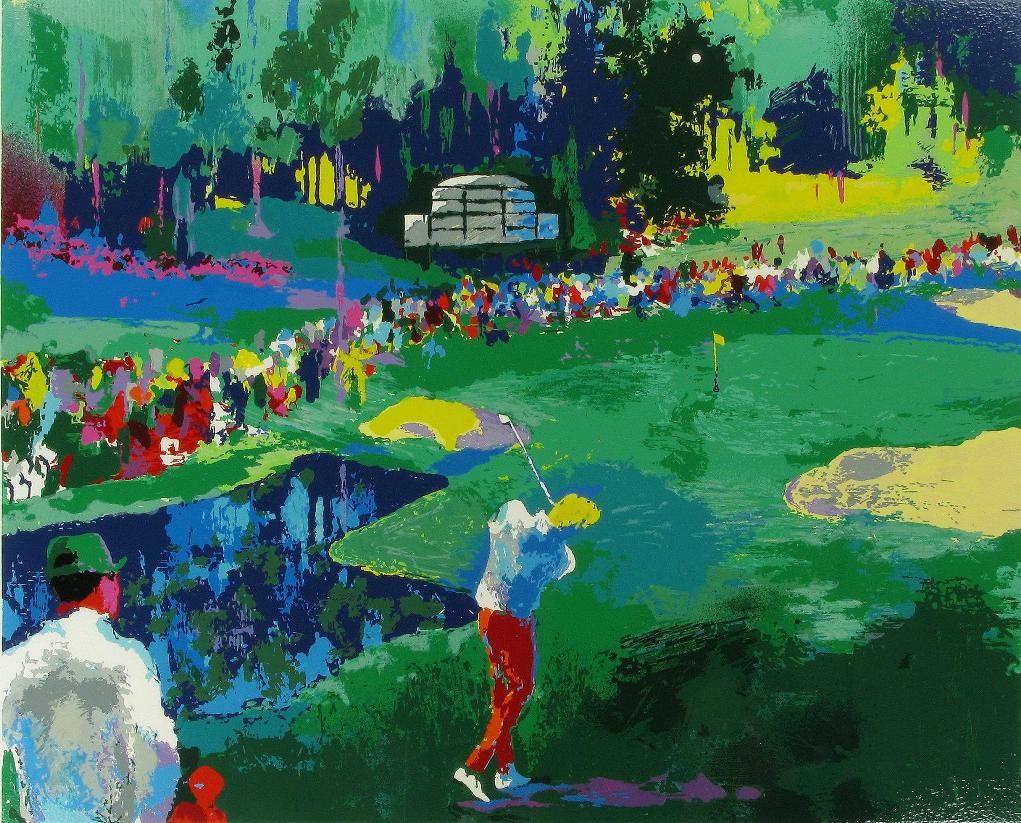 Leroy Neiman 16th at Augusta
